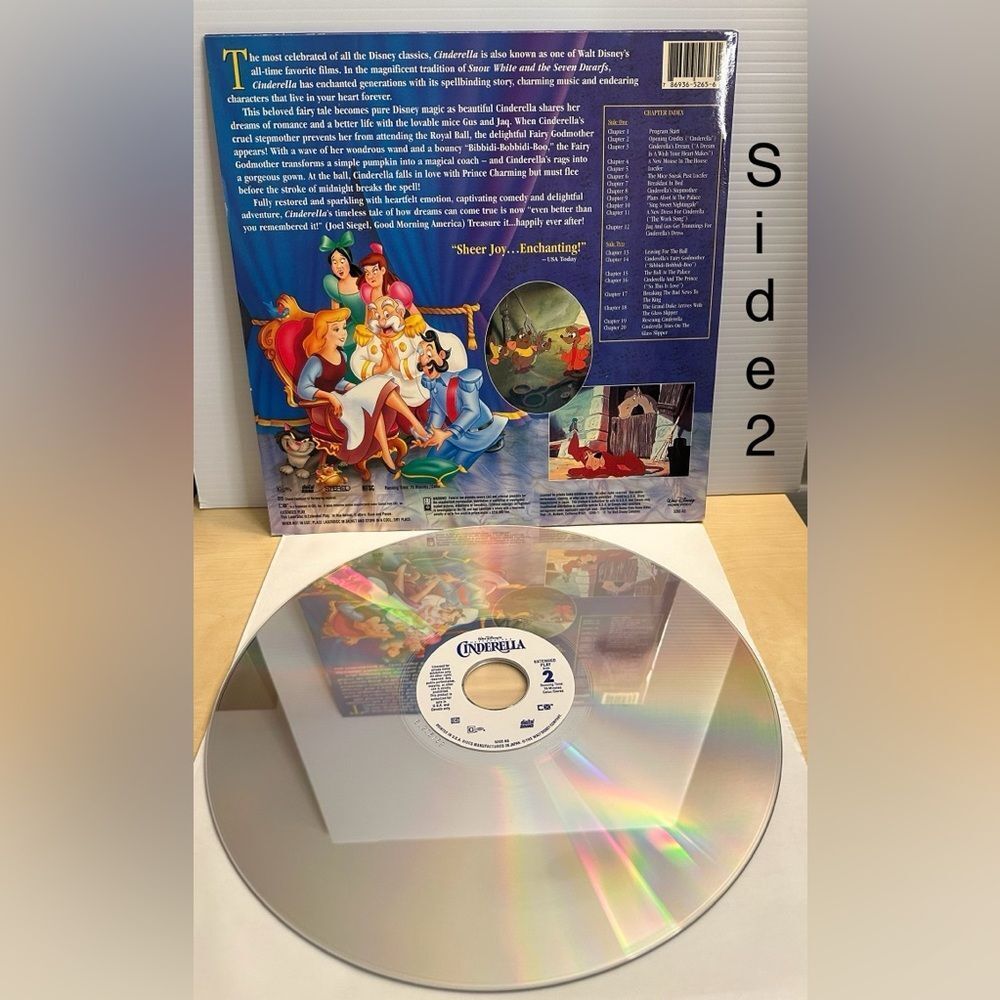Cinderella Framed Laser Disc - Picture 3 of 7